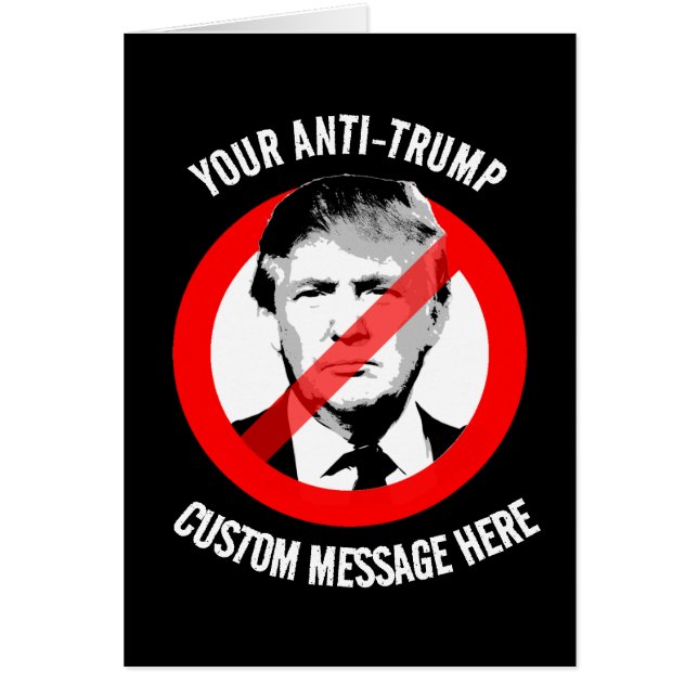 Create your own Anti-Trump Cards (Front)