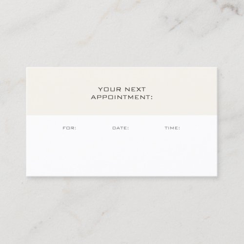 Create Your Own Appointment Reminder Stylish Plain