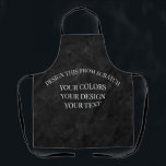 Create Your Own Apron<br><div class="desc">Create your own custom stuff from scratch by replacing the current image with one of your own or customize the current background with your own personalized text in your favorite fonts and colors.</div>