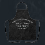 Create Your Own Apron<br><div class="desc">Create your own custom stuff from scratch by replacing the current image with one of your own or customize the current background with your own personalized text in your favorite fonts and colors.</div>