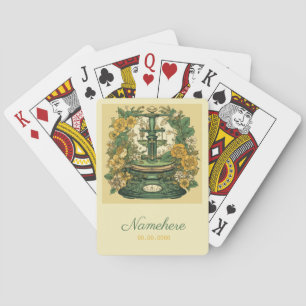 Create Your Own Art Nouveau Libra Zodiac Poker Cards