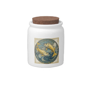 Create Your Own Art Nouveau Pisces Wish Jar