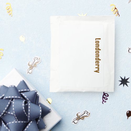 Create Your Own Assembled Argentinia Tea Favors Bag Drink Mix