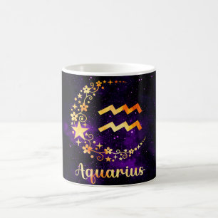 Create Your Own Astrology Zodiac Aquarius Color Morph Mug