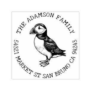 Create Your Own Atlantic Puffin Return Address Self-inking Stamp