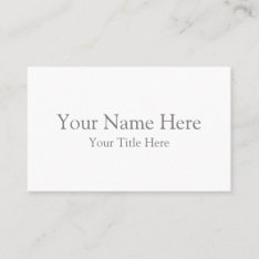 Create Your Own Australian Sized Business Cards at Zazzle