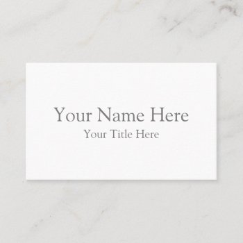 Create Your Own Australian Sized Business Cards by zazzle_templates at Zazzle