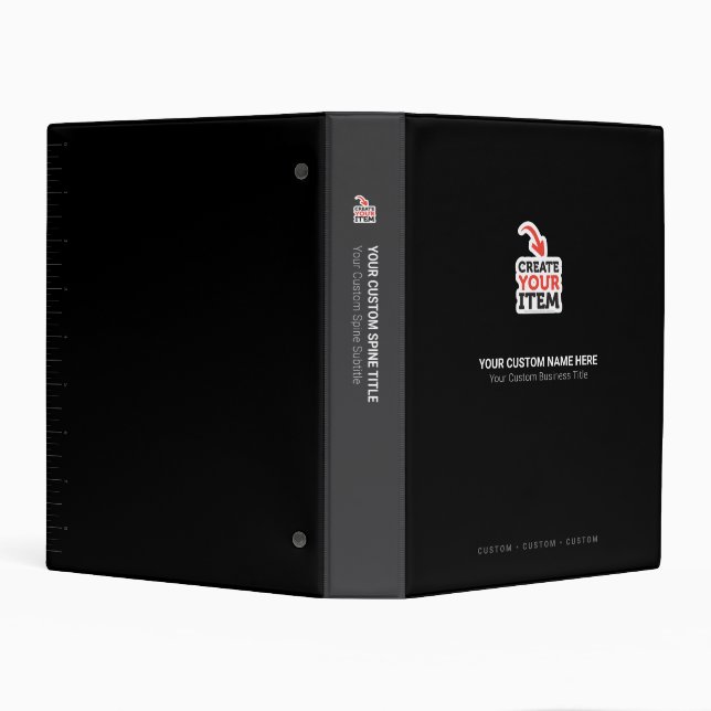 Create Your Own Avery Mini Binder Logo Upload Dark (Background)