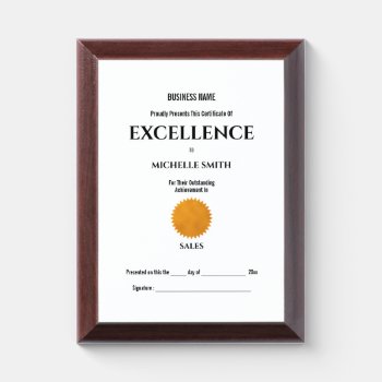 Create Your Own Award Certificate | Bronze by mensgifts at Zazzle