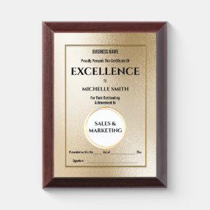 Create your own award certificate CUSTOM