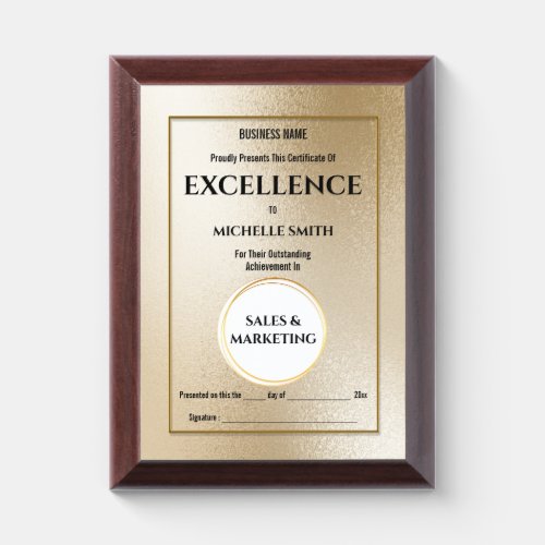 Create your own award certificate  CUSTOM