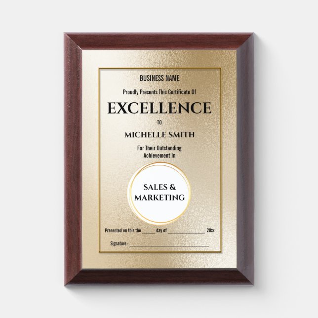 Create your own award certificate | CUSTOM (Vertical)
