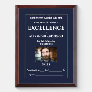 Create your own award certificate   Photo or logo