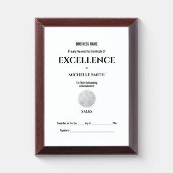 Create Your Own Award Certificate | Silver by mensgifts at Zazzle