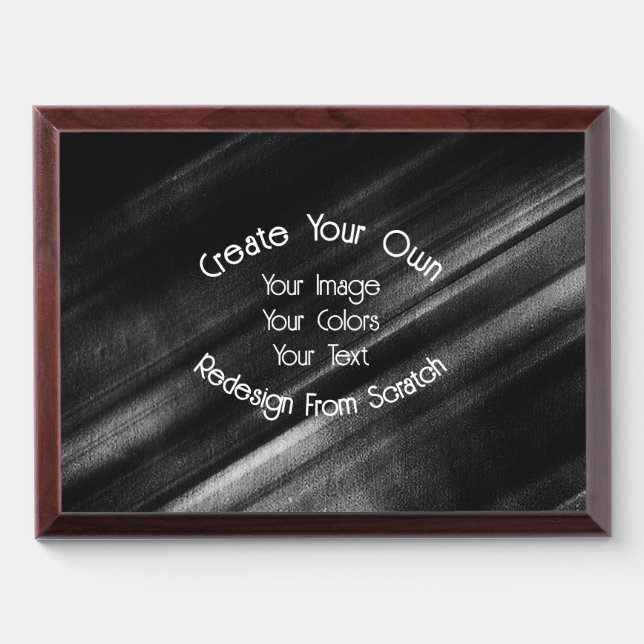 Create Your Own Award Plaque (Horizontal)
