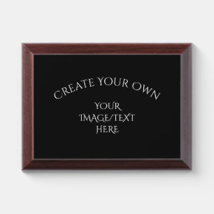 Create Your Own Award Plaque