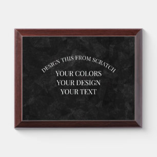 Create Your Own Award Plaque