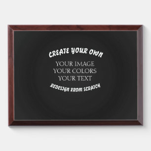 Create Your Own Award Plaque