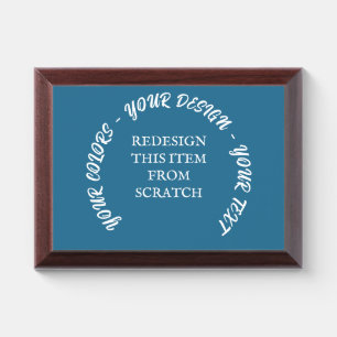 Create Your Own Award Plaque
