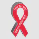 Create Your Own Awareness Red Ribbon Car Magnet | Zazzle
