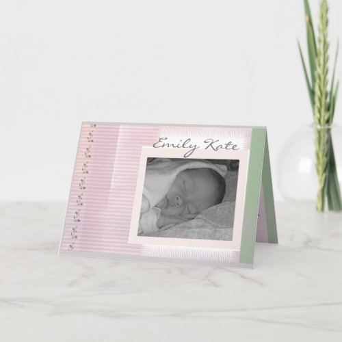 Create your own baby announcements