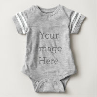 Create Your Own Baby Football Bodysuit