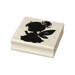 Create Your Own Baby Girl Butterfly Fairy Rubber Stamp