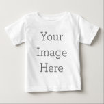 Create Your Own Baby T-Shirt<br><div class="desc">Design your own custom clothing on Zazzle. You can customize this Baby Fine Jersey t-shirt to make it your own. Add your own images, drawings or designs for some seriously stylish clothing that's made for you! Simply click "Customize" to get started.</div>