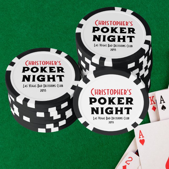 Create Your Own Bachelor Party Poker Chips (Create your own Poker Night game night Poker Chips. Personalized with name. Funny saying. )
