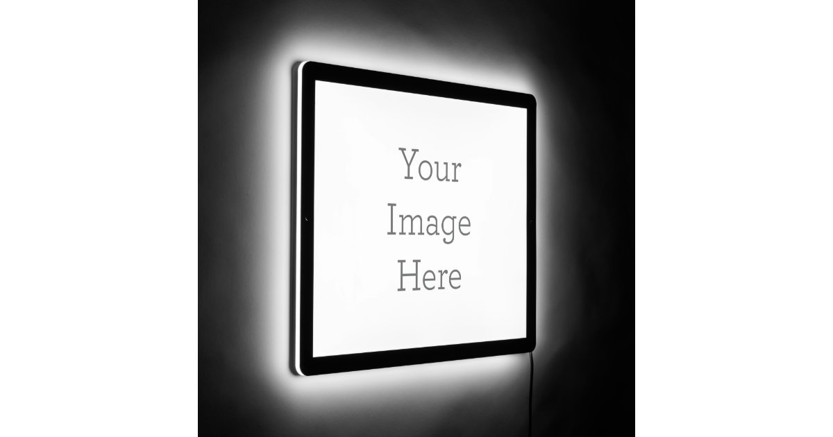 Create Your Own Backlit Poster LED Sign | Zazzle