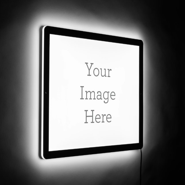 Custom Illuminated Sign, Back and Edgelighting, 18" x 15" (Angle)