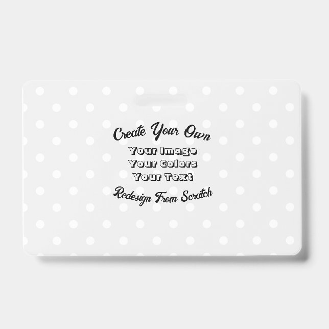 Create Your Own Badge (Front)