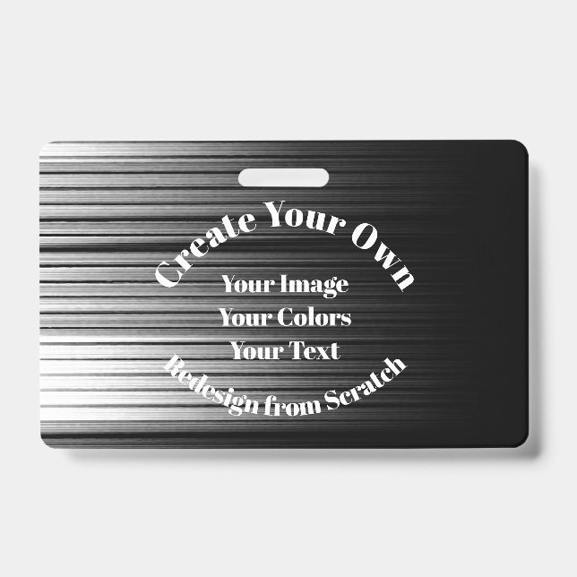Create Your Own Badge (Front)