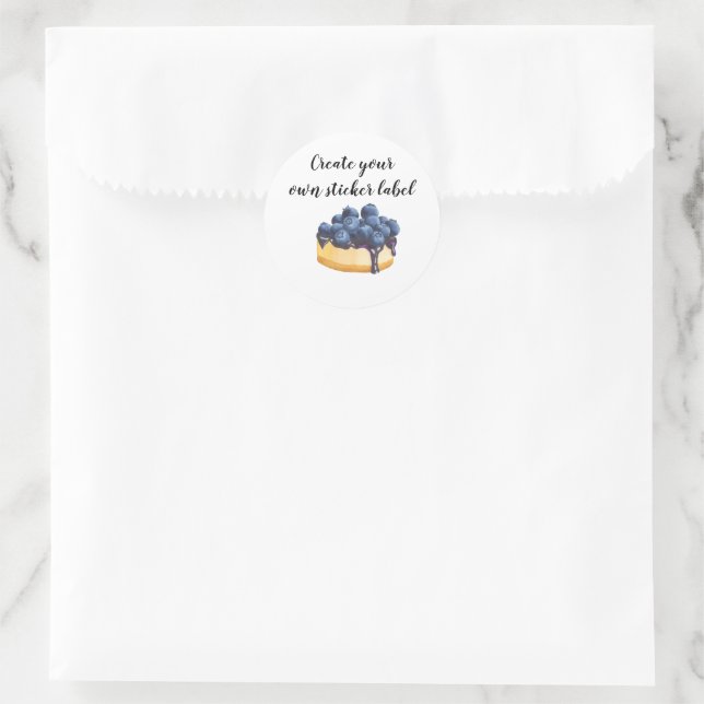 Create Your Own Bakery Sticker Label (Bag)