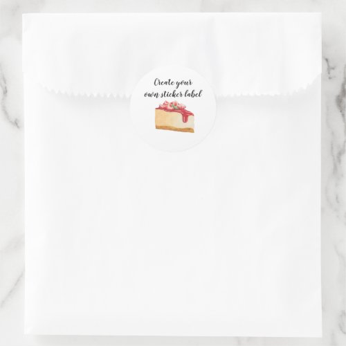 Create Your Own Bakery Sticker Label