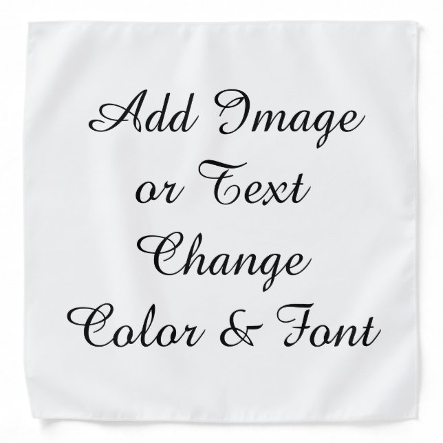 Create Your Own Bandana (Front)