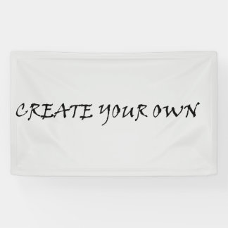 Create your own banner