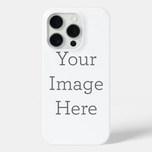 Create Your Own Barely There iPhone 15 Pro Case
