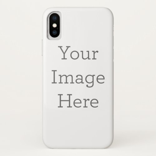 Create Your Own Barely There iPhone X Case