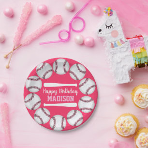 Create Your Own Baseball Birthday Party  Paper Plates