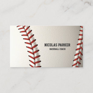 Create Your Own Baseball Business Card