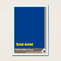 Make Your Own Baseball Card, Zazzle