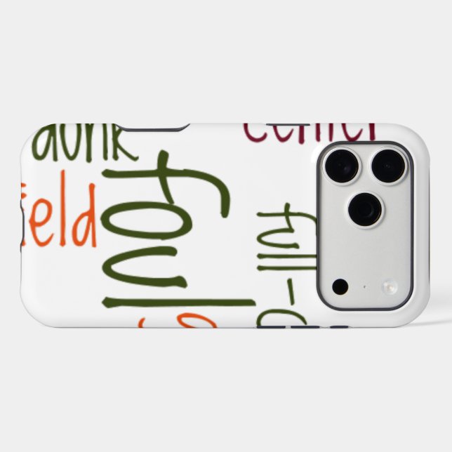 Create Your Own Basketball the game of champions Case-Mate iPhone Case (Back (Horizontal))