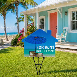 Create Your Own Beach House Vacation Rental Sign