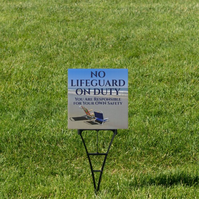 Create Your Own Beach or Poolside Custom Sign (Insitu)