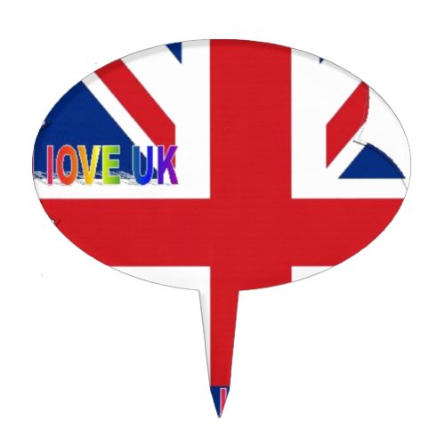 Create Your Own Beautiful Colorful UK Cake Topper