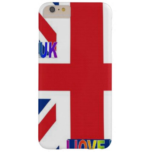 Create Your Own Beautiful Colorful UK Barely There iPhone 6 Plus Case