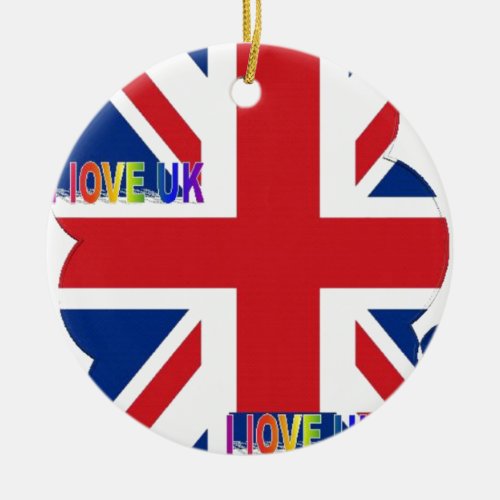 Create Your Own Beautiful Colorful UK Ceramic Ornament