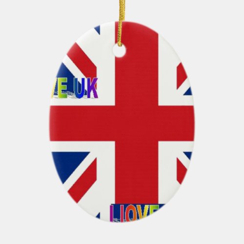 Create Your Own Beautiful Colorful UK Ceramic Ornament