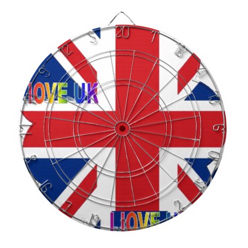 Create Your Own Beautiful Colorful UK Dartboard